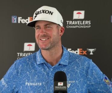 2025 Travelers Championship   Taylor Pendrith Saturday Flash Interview