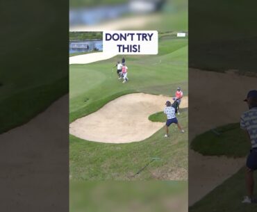 How has he played THIS?! 😬