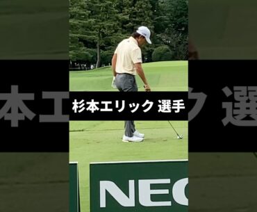 杉本エリック選手のアイアンショットのスイング