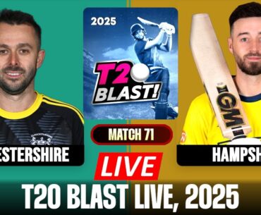 🔴 LIVE: Gloucestershire 🆚 Hampshire | T20 Blast Live | Live Score & Updates