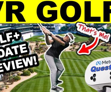 VR GOLF SIMULATOR UPDATE! GOLF+ Software & META QUEST 3S FULL REVIEW!