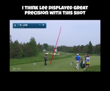 Richard Lee Hits Fantastic Tee Shot! #golf #robertlee #pgatour
