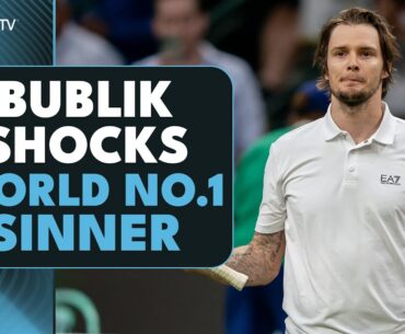 Alexander Bublik SHOCKS World No.1 Jannik Sinner! 😱 | Halle 2025 Highlights