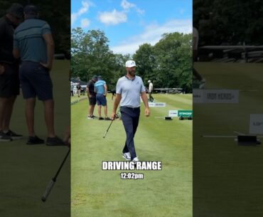 Step inside Dustin Johnson’s warm-up flow ahead of Round 1 LIV Golf Virginia.
