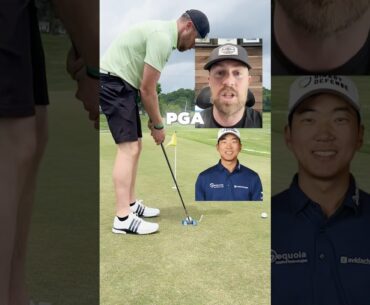 PGA Putting Drill GUARANTEES RESULTS (Michael Kim drill) #golf #putting #labputter