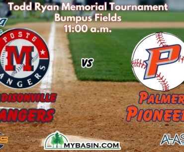 2025 Todd Ryan Memorial Day 2: Madisonville Rangers vs Palmer Pioneers