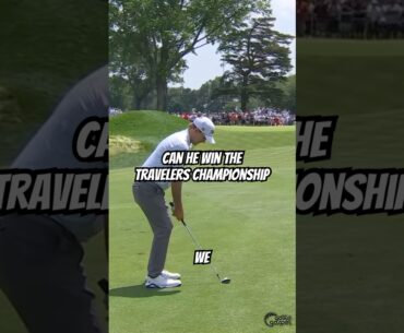 Russell Henley in contention for Travelers Championship. #shorts