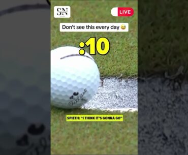 The Lee Hodges putt that resulted in a one-stroke penalty at the 2023 PGA Championship 🥲#golf