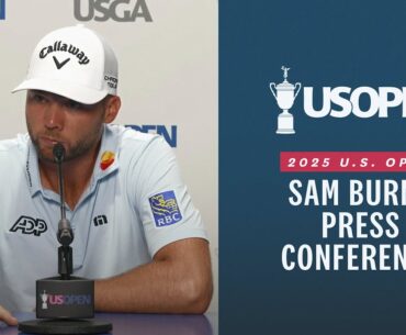 Sam Burns: 2025 U.S. Open Press Conference | Round 3