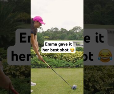 Golf pros, look away 👀 #vlog #kaitrump #golfswing #golflife #shorts #fail #golf