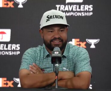J.J. Spaun explains how the party and hangover were after winning the U.S. Open