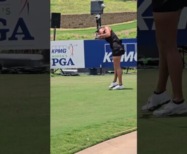 Lexi Thompson Tees Off 2025 Women's PGA Championship #lexithompson #golf #lpga
