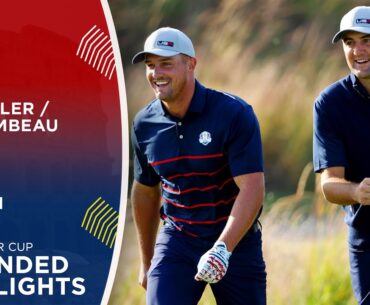 DeChambeau & Scheffler vs Rahm & Hatton | Extended Highlights | 2020 Ryder Cup