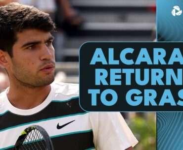 Carlos Alcaraz's First Match After Winning Roland-Garros vs Walton | Queen's 2025 Highlights