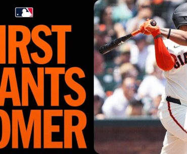 Rafael Devers’ FIRST GIANTS HOME RUN