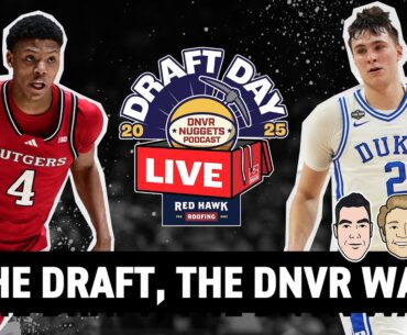 Will the Nuggets stand pat or surprise with a move into Round 1 | DNVR Nuggets 2025 NBA Draft Live