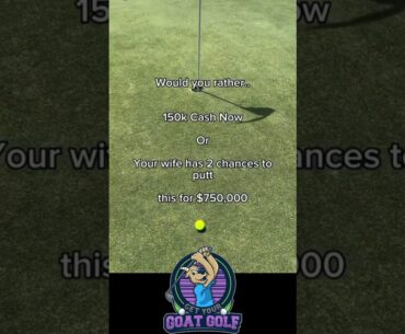 Sorry babe, but give me the $150k #golf #golfing #golflife #golfswing #golfgear