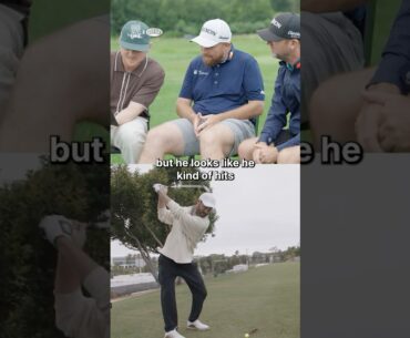 SURPRISE, BEN! Viktor Hovland and Shane Lowry critique his swing