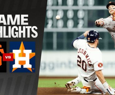 Giants vs. Astros Game Highlights (4/1/25) | MLB Highlights