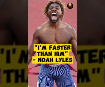 Is Noah Lyles Faster Than Usain Bolt? #shorts #sprinter #noahlyles