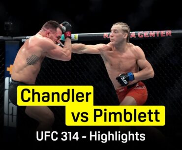 Michael Chandler vs Paddy Pimblett | UFC 314 | DAZN Highlights