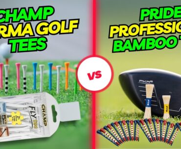 CHAMP Zarma vs Pride Professional Bamboo golf Tees | Best Eco Golf Tees Tested (2025 Review)