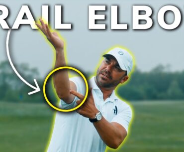 How the trail elbow should work in the golf swing