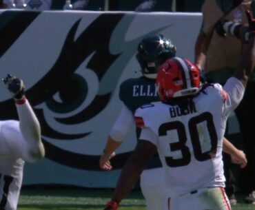 50-yard TD! Browns' blocked FG in Philly generates scoop-and-score