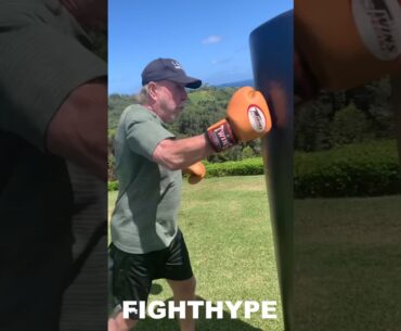 Chuck Norris at 84 CRUSHES Heavybag to Celebrate his BIRTHDAY