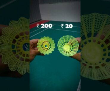 Which shuttlecock is better? #badminton