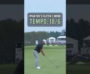 Ryan Fox’s clutch 3-wood to win the RBC Canadian Open was Tour Tempo! #golf