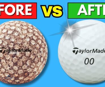 The ONLY Way To Clean Lake Golf Balls (Pressure Washer)