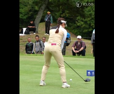 The most comfortable swing rhythm and tempo I've ever seen. She is Haruka Amamoto from Japan.