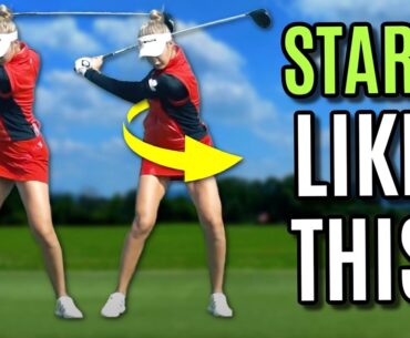She Couldn't Believe How Easy This Makes Her Golf Swing (Ft. Sabrina Andolpho)