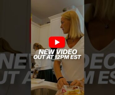 New video dropping with my mom at 12 pm EST!!! #vlog #cooking #cookingshorts #shorts