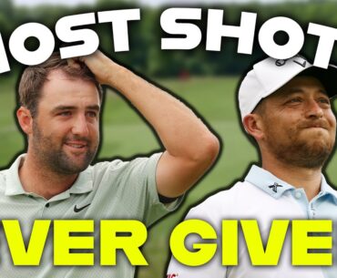 PGA TOUR players reveal the most strokes they've every given someone in a match