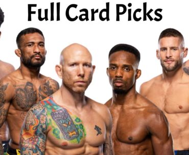 My Full Card Predictions & Breakdown For UFC Fight Night Emmett vs Murphy