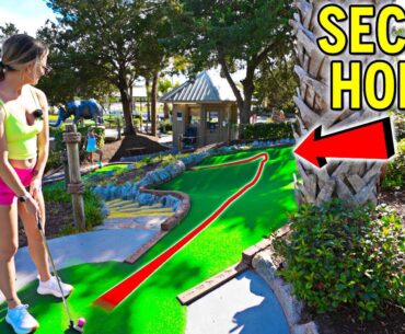 This Mini Golf Course Has a SECRET Hole in One!