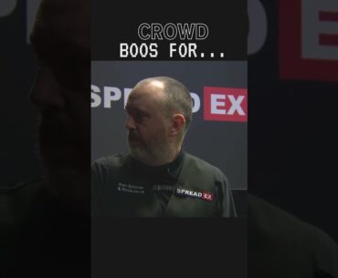 Crowd BOOs for.... | Mark Williams vs Hossein Vafaei #snooker #snookking