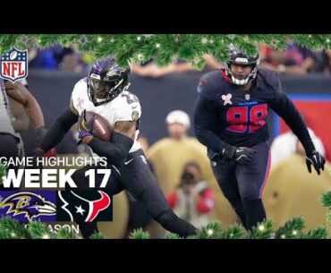 Baltimore Ravens vs. Houston Texans Game Highlights | NFL 2024 Season Week 17