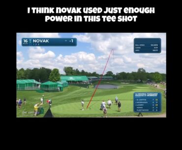 Andrew Novak Hits Phenomenal Tee Shot! #golf #andrewnovak #pgatour