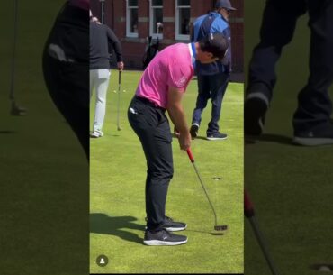 Victor Hovland’s putting stroke down the line #viktorhovland #putting