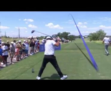 Brooks Koepka smashes tee box in angry meltdown and quits LIV Golf tournament