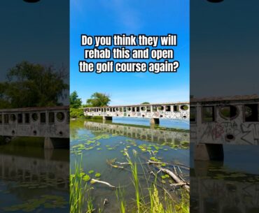 I can’t believe this is 100+ years old #belleisle #detroit #michigan #golf #graffiti #abandoned