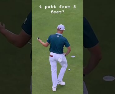 US open greens are getting the best of him #golf #usopen #oakmont #3putt