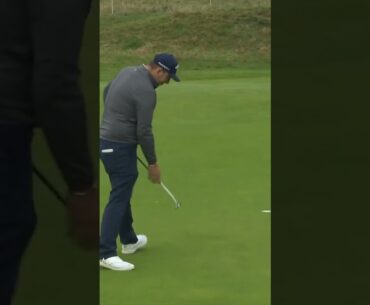 Armitage with a great birdie putt during the 2023 #dunhilllinks
