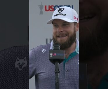 Tyrrell Hatton talks about J.J. Spaun #shorts #golf #pga
