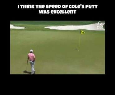 Eric Cole Sinks Fantastic Putt! #golf #ericcole #pgatour