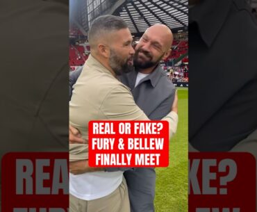 TYSON FURY & TONY BELLEW FINALLY CROSS PATHS | WAS THIS GENUINE OR FAKE?