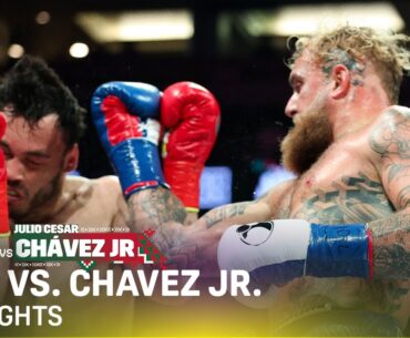 Jake Paul DEFEATS Julio Cesar Chavez Jr.! | Fight Highlights